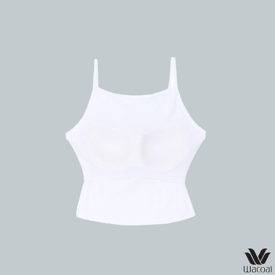 Wacoal เสื้อสายเดี่ยวเสริมบรา Bra Top รุ่น WH4A04 สีขาว