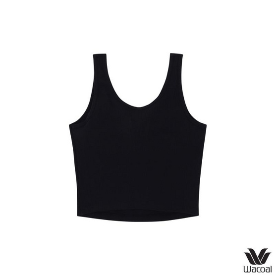 Wacoal เสื้อกล้ามเสริมบรา Bra Top รุ่น WH4A05 สีดำ
