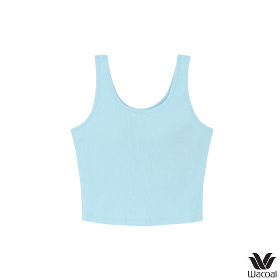 Wacoal เสื้อกล้ามเสริมบรา Bra Top รุ่น WH4A05 สีฟ้า Wacoal เสื้อกล้ามเสริมบรา Bra Top รุ่น WH4A05 สีฟ้า