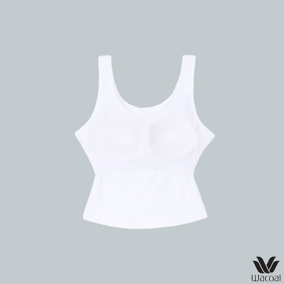 Wacoal เสื้อกล้ามเสริมบรา Bra Top รุ่น WH4A05 สีขาว