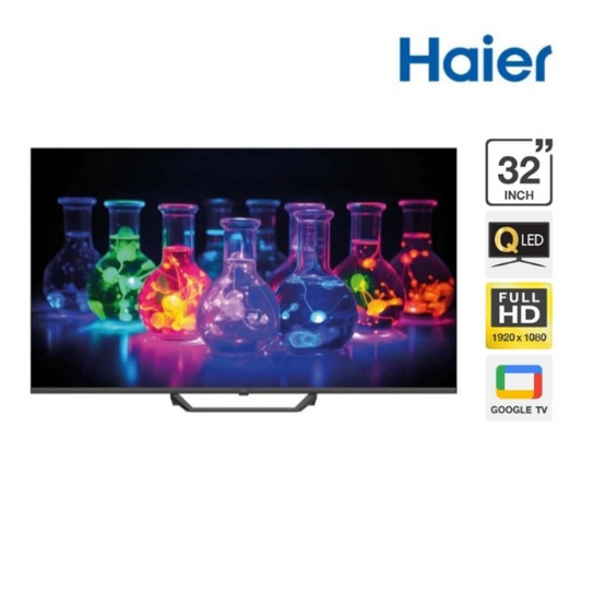 HAIER ทีวี QLED 4K GOOGLE TV 32 นิ้ว รุ่น H32S80EFX