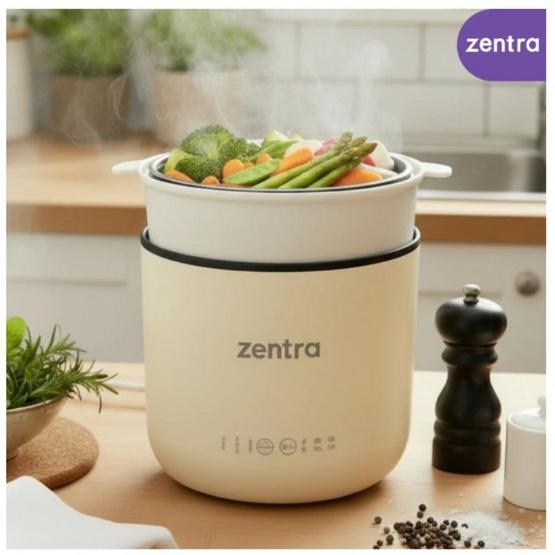 Zentra หม้ออเนกประสงค์ พร้อมซึ้ง รุ่น ZT-E03