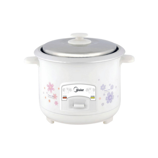 Meier หม้อหุงข้าวไฟฟ้า 1.8 ลิตร รุ่น ME-RC-003 White