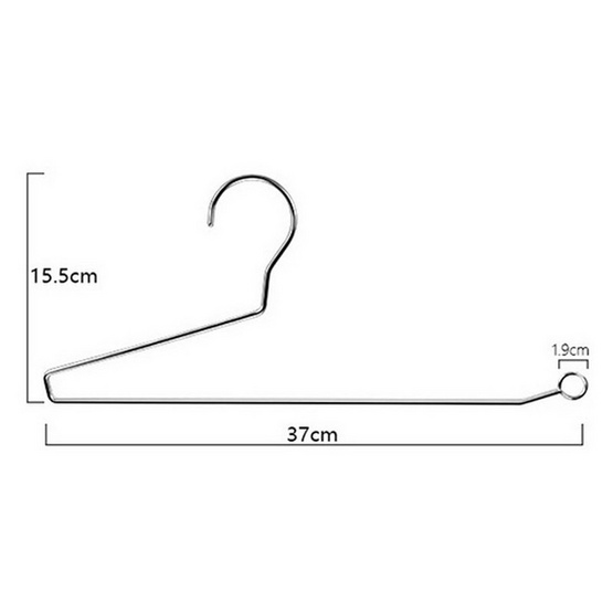 CASSA ไม้แขวนกางเกง ผ้าขนหนู ไม่เป็นรอย ไม่เป็นสนิม แพ็ก 5 ชิ้น CASSA ไม้แขวนกางเกง ผ้าขนหนู ไม่เป็นรอย ไม่เป็นสนิม แพ็ก 5 ชิ้น