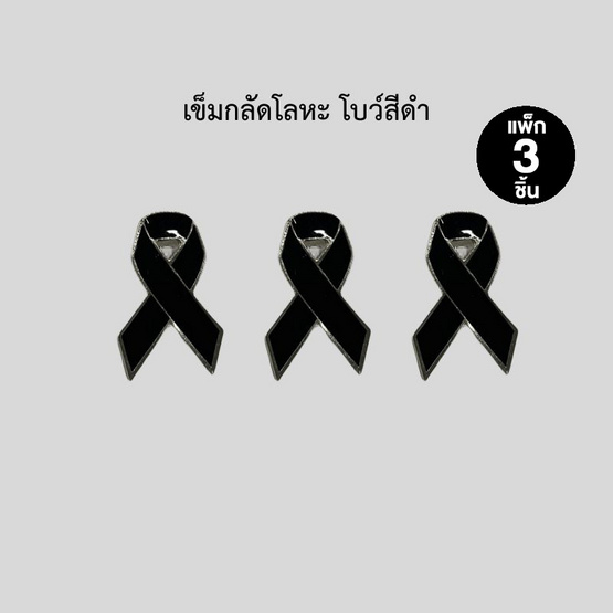 Day2Nite เข็มกลัดไว้อาลัย (แพ็ก 3 ชิ้น)