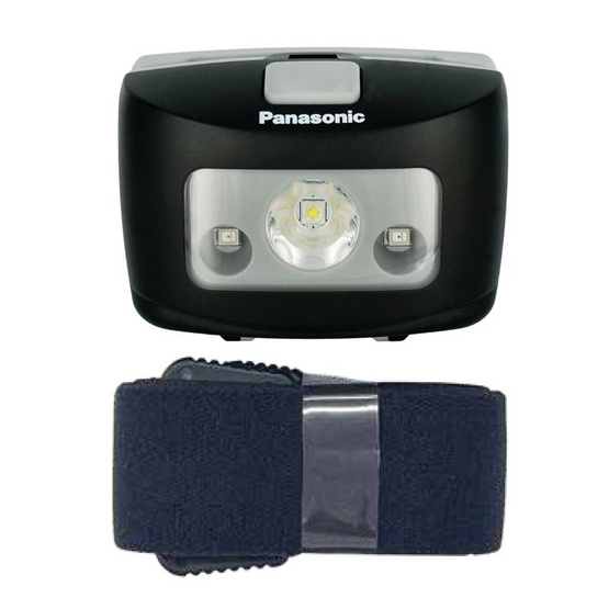 PANASONIC ไฟฉายคาดหัว LED พร้อมถ่านอัลคาไลน์ AAA 3 ก้อน PANASONIC ไฟฉายคาดหัว LED พร้อมถ่านอัลคาไลน์ AAA 3 ก้อน