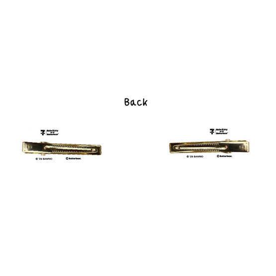 กิ๊บติดผม Hello Kitty X Butterbear ลายเชอรี่สก๊อต (แพ็ก 2 ชิ้น)