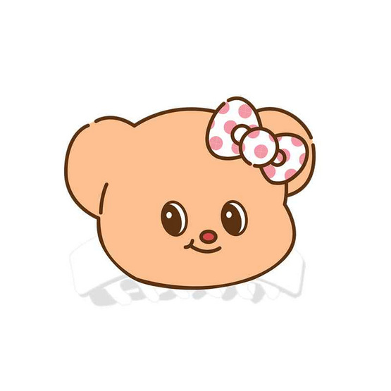 กิ๊บหนีบผม Hello Kitty X Butterbear ลายหน้าน้องเนยคิตตี้