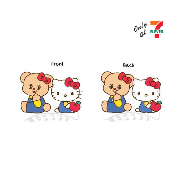 กิ๊บหนีบผม Hello Kitty X Butterbear ลายชุดเอี๊ยม