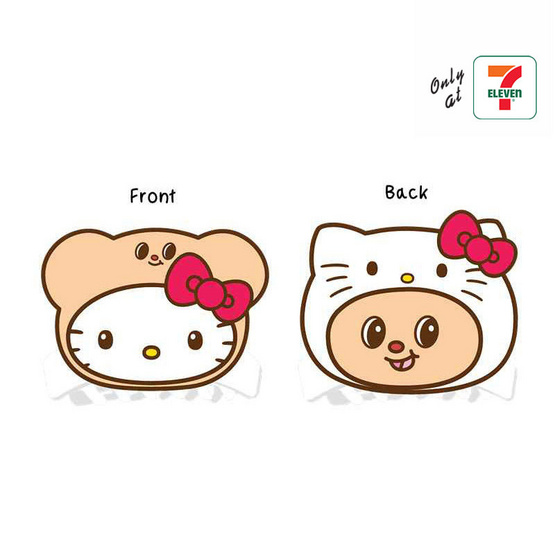 กิ๊บหนีบผม Hello Kitty X Butterbear ลายฮู้ดน้องเนยคิตตี้