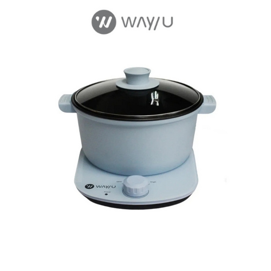 WAY U หม้อสุกี้ไฟฟ้า 3 ลิตร รุ่น 1214