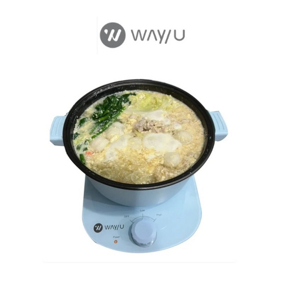 WAY U หม้อสุกี้ไฟฟ้า 3 ลิตร รุ่น 1214