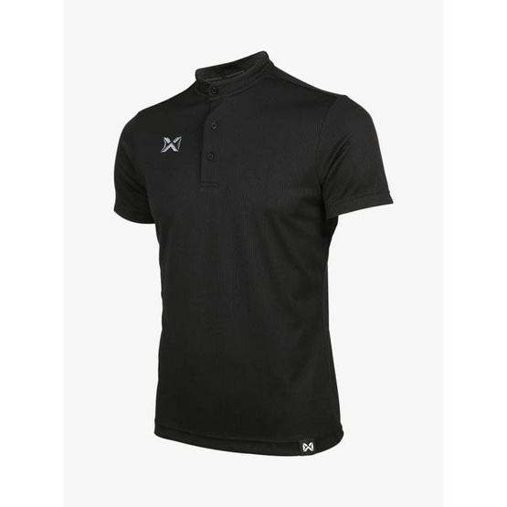 Warrix เสื้อโปโลเบสิค แขนสั้นคอจีน รุ่น WA-3329 สีดำ Warrix เสื้อโปโลเบสิค แขนสั้นคอจีน รุ่น WA-3329 สีดำ