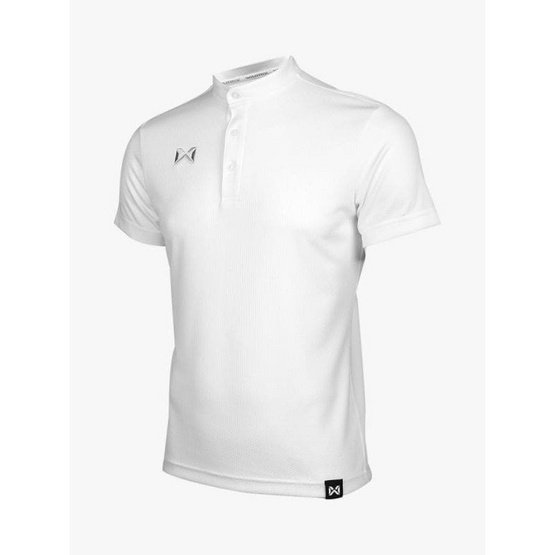 Warrix เสื้อโปโลเบสิค แขนสั้นคอจีน รุ่น WA-3329 สีขาว Warrix เสื้อโปโลเบสิค แขนสั้นคอจีน รุ่น WA-3329 สีขาว