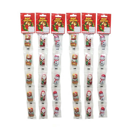 เทสตี้ ขนมหวานกลิ่นช็อกโกแลตคริสต์มาสสตริป คละแบบ 32.5 กรัม (แพ็ก 6 ชิ้น) เทสตี้ ขนมหวานกลิ่นช็อกโกแลตคริสต์มาสสตริป คละแบบ 32.5 กรัม (แพ็ก 6 ชิ้น)