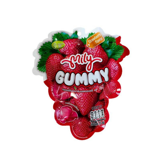 มีลี่ กัมมี่รสสตรอเบอร์รี่ 70 กรัม (แพ็ก 6 ชิ้น) มีลี่ กัมมี่รสสตรอเบอร์รี่ 70 กรัม (แพ็ก 6 ชิ้น)