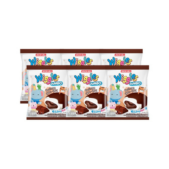 วิกเกิลส์ มาร์ชแมลโลว์สอดไส้ช็อกโกแลต 108 กรัม วิกเกิลส์ มาร์ชแมลโลว์สอดไส้ช็อกโกแลต 108 กรัม