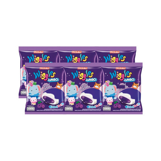 วิกเกิลส์ มาร์ชแมลโลว์สอดไส้บลูเบอร์รี่ 108 กรัม วิกเกิลส์ มาร์ชแมลโลว์สอดไส้บลูเบอร์รี่ 108 กรัม