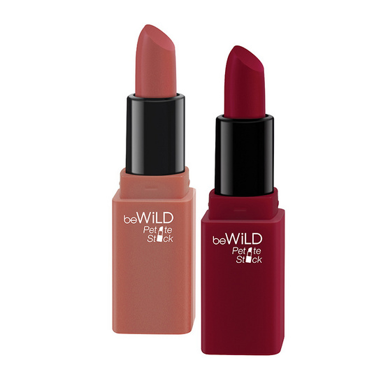 beWiLD ลิปสติก Petite Stick SET 10 2.3 กรัม แพ็ก 2 ชิ้น beWiLD ลิปสติก Petite Stick SET 10 2.3 กรัม แพ็ก 2 ชิ้น