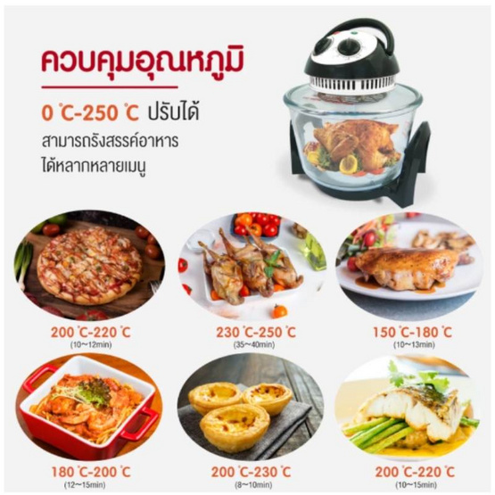 SONAR หม้ออบลมร้อน 7L รุ่น CV-307H