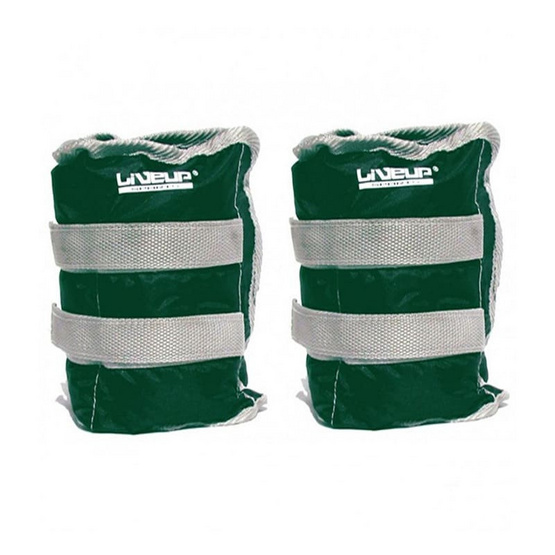 LIVEUP Sandbag ถุงทรายออกกำลังกาย ขนาด 2 กก.1 สีเทา-ดำ 2 ชิ้น