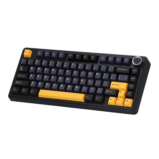 AULA คีย์บอร์ดเกม Gray Switch F75