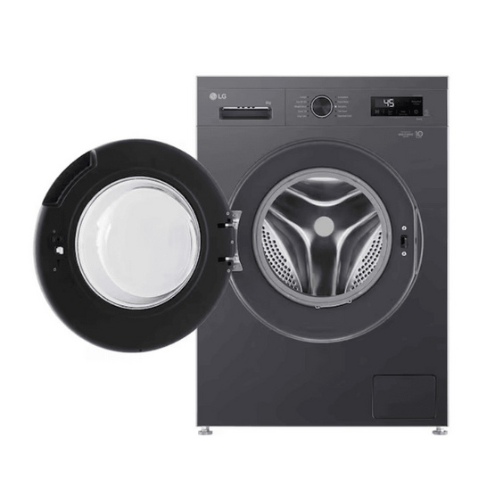 LG เครื่องซักผ้าฝาหน้า 8 กิโลกรัม รุ่น FB1208S5M Black