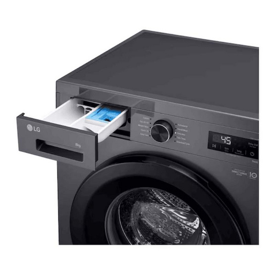 LG เครื่องซักผ้าฝาหน้า 8 กิโลกรัม รุ่น FB1208S5M Black