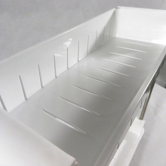 CASSA ชั้นวางสแตนเลสพลาสติก 2 ชั้น ล้อเลื่อน