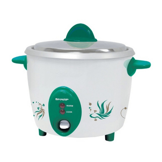 SHARP หม้อหุงข้าวไฟฟ้าเบญจรงค์ 1.5 ลิตร รุ่น KSH-D15