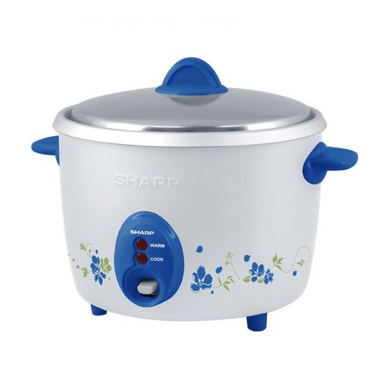 SHARP หม้อหุงข้าวไฟฟ้าเบญจรงค์ 2.2 ลิตร รุ่น KSH-D22