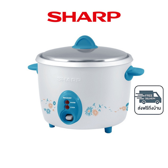 SHARP หม้อหุงข้าวไฟฟ้าเบญจรงค์ 2.2 ลิตร รุ่น KSH-D22