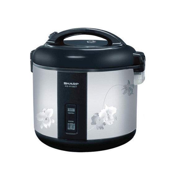 SHARP หม้อหุงข้าวอุ่นทิพย์ 1.8 ลิตร รุ่น KS-R18ST