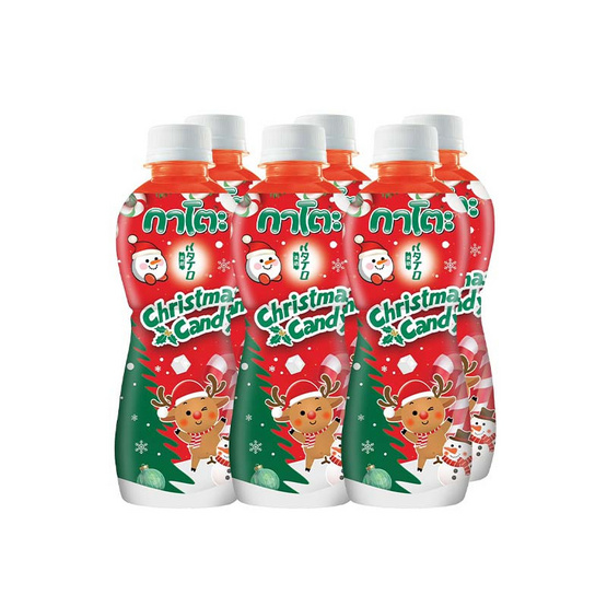 กาโตะ คริสต์มาส แคนดี้ 250 ก. (แพ็ก 6 ขวด)