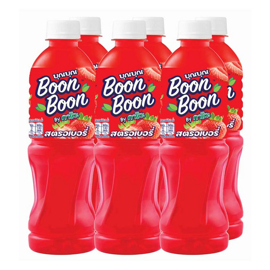 บุณบุณน้ำสตรอเบอร์รี่ ความเข้มข้น 25% 500 มล.