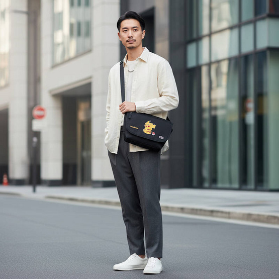 HQ LUGGAGE POKEMON กระเป๋าสะพายข้าง กระเป๋าสะพายไหล่ รุ่น PKMS061