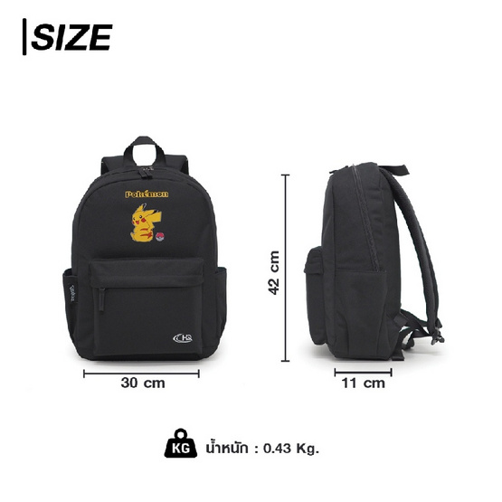 HQ LUGGAGE POKEMON กระเป๋าเป้ กระเป๋าโน๊ตบุ๊ค รุ่น PKMB170