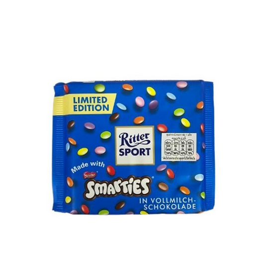 ริตเทอร์สปอต ช็อกโกแลตมาร์ทตี้มิลค์ 100 กรัม