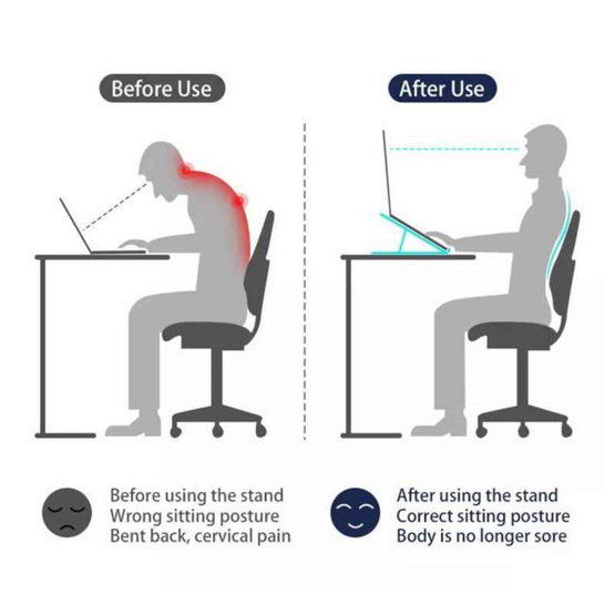 Yesido ที่วางโน๊ตบุ๊คพับได้ รุ่น LP07