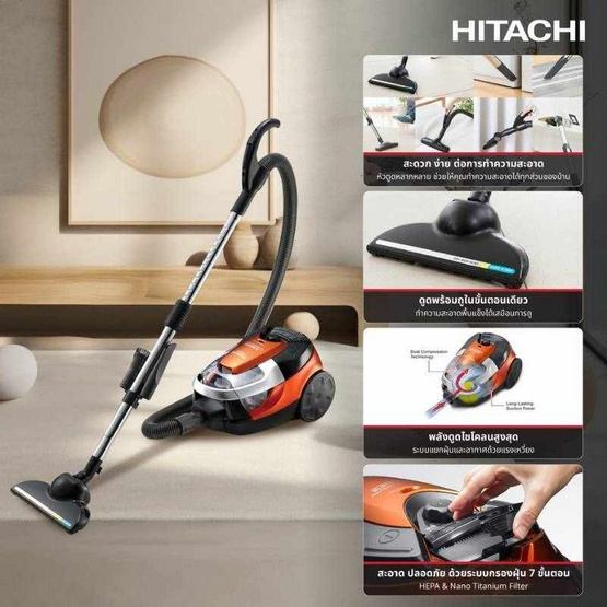 HITACHI เครื่องดูดฝุ่นแบบถังเก็บฝุ่น  รุ่น CV-SE230V ORM