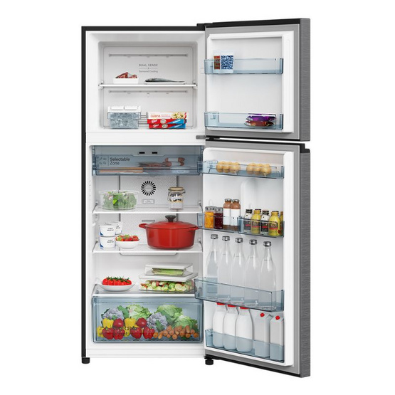 HITACHI ตู้เย็น 2 ประตู 12.2Q รุ่น HRTN6379SXTH