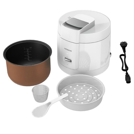 HITACHI หม้อหุงข้าวไฟฟ้า 1.8 ลิตร รุ่น RZ-S18MM White