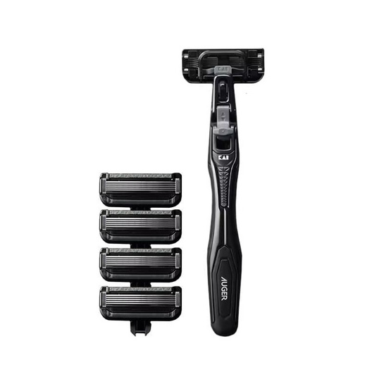 KAI ชุดมีดโกนหนวด พร้อมใบมีดสำรอง 6 ชิ้น (AG-6H)