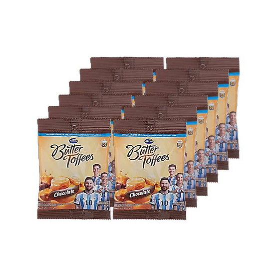 อาร์คอร์ ลูกอมบัตเตอร์ทอฟฟี่ช็อกโกแลต 30 กรัม (แพ็ก 12 ชิ้น)