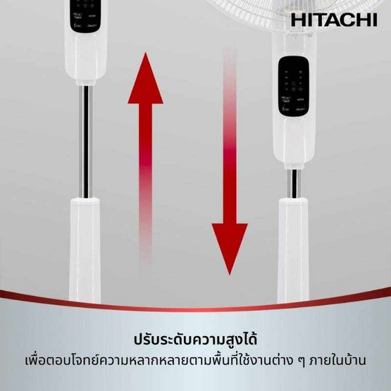 HITACHI พัดลมตั้งพื้น 16นิ้ว รุ่น LF-A6RCWN