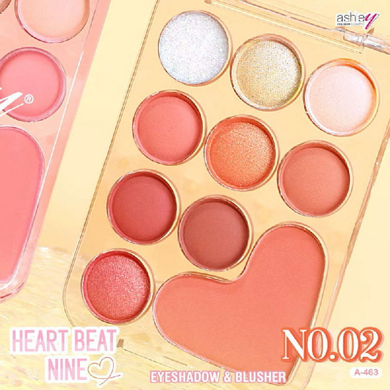 Ashley อายแชโดว์ Heart Beat Nine 7 กรัม