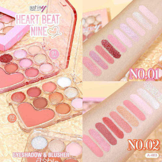 Ashley อายแชโดว์ Heart Beat Nine 7 กรัม