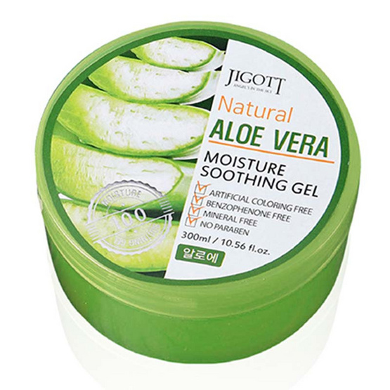 JIGOTT เนเชอรอล อโรเวร่า มอยซ์เจอร์ซูทติ้งเจล 300มล.