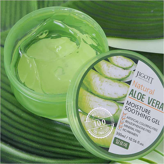 JIGOTT เนเชอรอล อโรเวร่า มอยซ์เจอร์ซูทติ้งเจล 300มล.