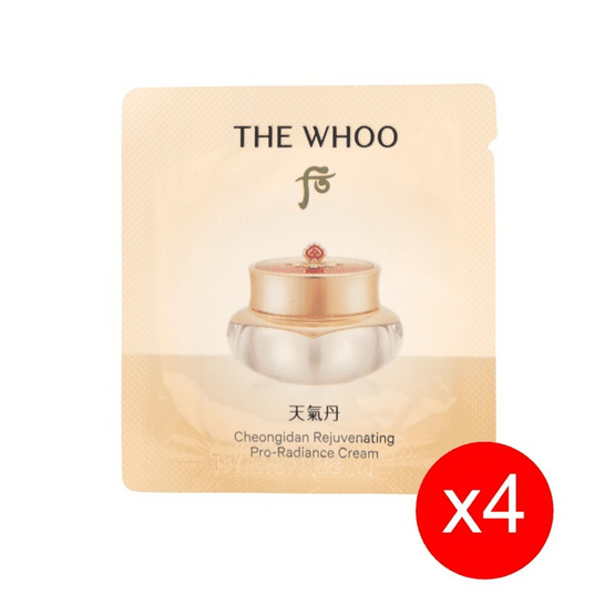 THE WHOO ครีมบำรุงผิว Cheongidan Rejuvenating Pro-Radiance Cream 1มล. (4ซอง)